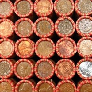 2 Rare Bank High Grade Ends Unsearched Wheat Penny Rolls- Buyer Found 1909 S VDB